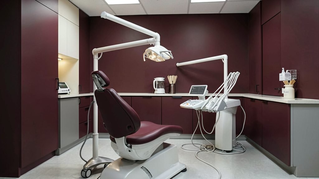 Fotografía ilustrativa: consultorio dental moderno